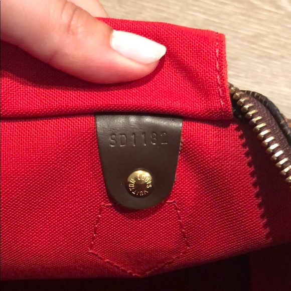 Louis Vuitton Damier speedy 30 - Picture 3 of 14